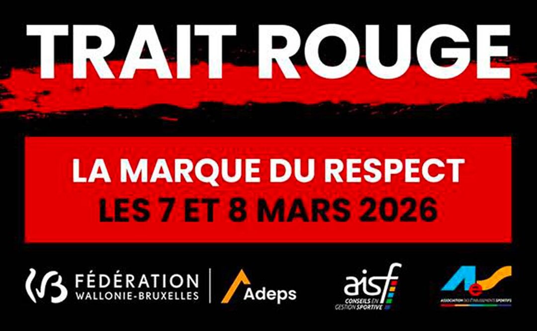 Trait rouge : le monde du sport contre la violence
